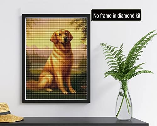 Reofrey си САМ Комплекти за Диамант живопис за възрастни Кучета, Diamond Изкуството на Животни, Пълен с Бормашина, Аксесоари за Диамант