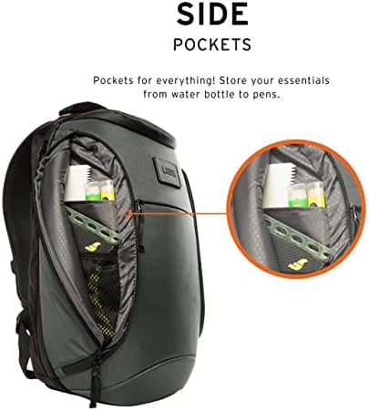 UAG 18-литров Лека Раница за лаптоп, устойчив на атмосферни влияния, стандартен Сив цвят + Комплект UAG Dopp, Лека Пътна чанта за тоалетни принадлежности, Унисекс, черен Ка