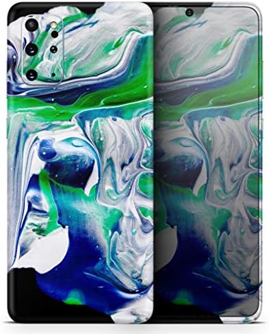 Дизайн Skinz Течна Абстрактна боя V39, Защитно Vinyl Стикер, Амбалажна филм, Съвместима с Samsung Galaxy S20 (покритие на екрана и задната стъклена обвивка)