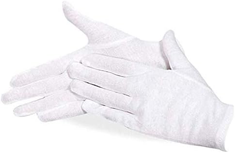 Бели Меки Памучни Ръкавици Ръкавици За работа със Сухи Ръце, Фотография, Художествена Обработка, Проверка на Бижута, Сребърни