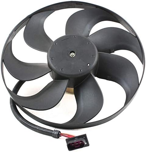 Вентилатор на радиатора на Krasi-Fischer в събирането е Съвместим с Volkswagen Jetta 1999-2005 година на издаване От страна на