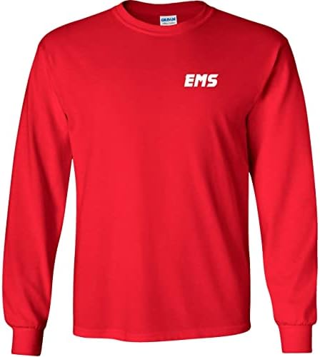 Честна игра EMS Риза с дълъг ръкав Служба за спешна медицинска помощ-Star of Life