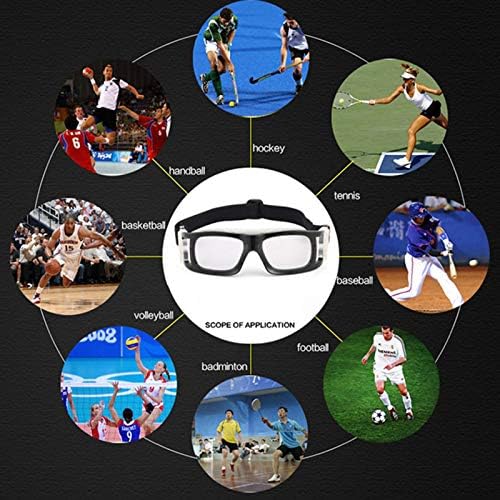 TPOFHS Баскетболни Очила За Дриблинга Футболни Спортни Предпазни Очила Защитни Очила за Очите Фарове за Лещи за Възрастни Мъже