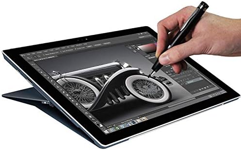 Активен цифров Стилус Broonel Silver Mini Fine Point, Съвместим с висока производителност на лаптоп Lenovo IdeaPad 15,6 HD