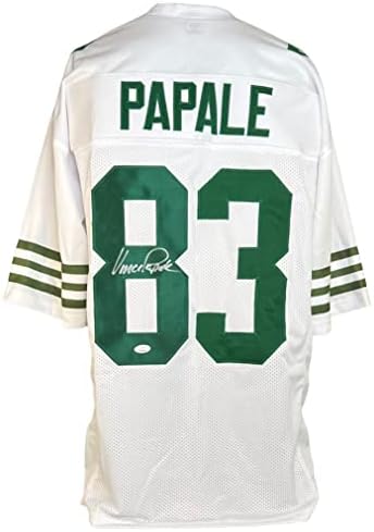 Винс Папале подписа фланелка с автограф NFL Philadelphia Eagles JSA COA