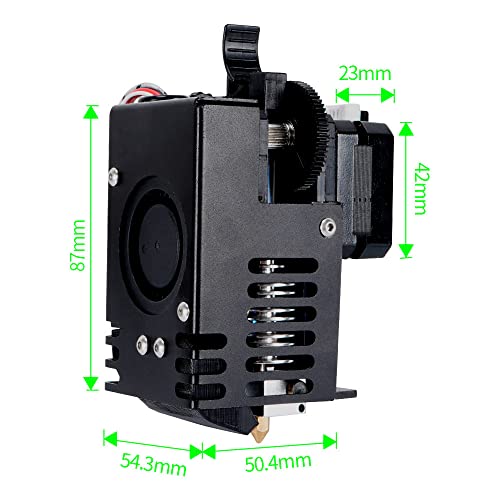 Titan Екструдер 3D Принтер Hotend за 1,75 мм нишки Директен Екструдер Горещ Край за KP3S MGN12C Използвайки 3D Принтер резервни