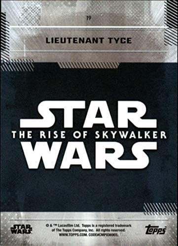 2019 Topps Междузвездни войни: Изгревът на Скайуокър Първата серия #19 Търговска картичка лейтенант Тайса