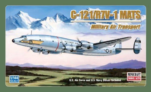 Модели миникрафтов C-121/R7V-1 MATS Connie (етикети за дуэлей) в мащаб 1/144
