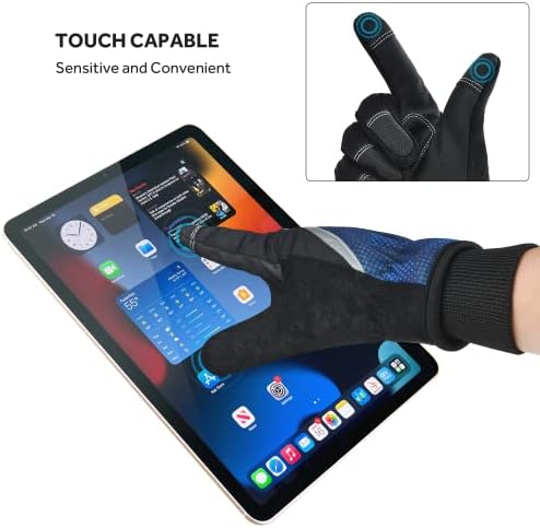 Зимни работни ръкавици, с нагревателя C40 3M Thinsulate, с дебелина до 23 см, 1 чифт непромокаеми ветрозащитных ръкавици OIZEN за мъже и жени, размер X-Large