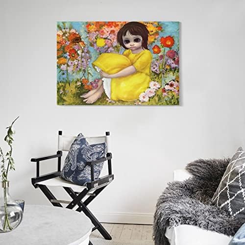 Големите очи на Маргарет Кийн, Детска живопис, Арт Плакат, Естетика на стаята, на Стената на Художествени Плакати (8) Стена Художествени Картини, Платно, Декори за ст?