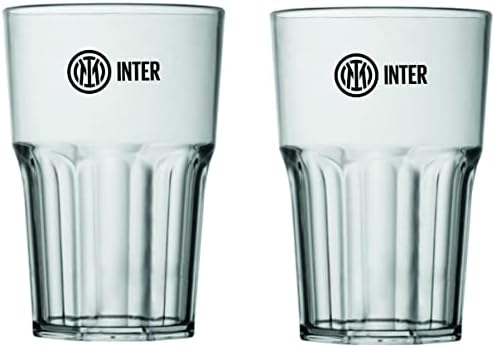 Inter Set 2 Чаши за Шейкове от Прозрачна устойчива Пластмаса