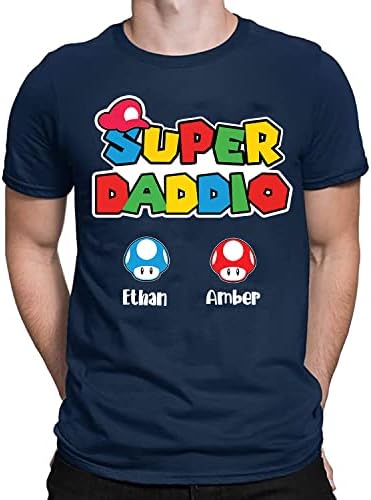 Индивидуални Персонални Риза Super Daddio, Подарък за татко-татко, дядо, за Деца с Номинална Тениска