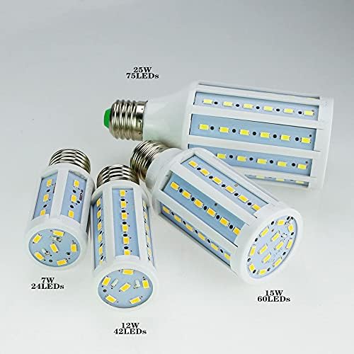 1 опаковка led царевични лампи с висока мощност E27 5730 SMD Супер Ярък AC 220 и 110 В 3 W 5 W 7 W 12 W 15 W И 25 W 30 W, 40 W 50 W Лампада