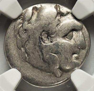 GR 3-ти-2-ри век пр. хр Древна Гърция Гръцки град Каллатис Истинска Старинна Сребърна монета Драхма Много добра NGC
