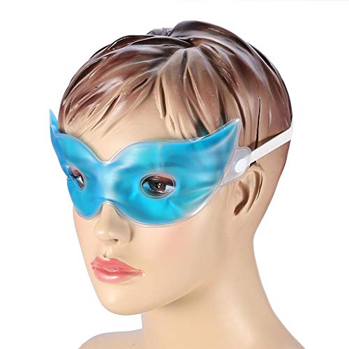 Гел маска за очи, Охлаждаща гел маска за очи, охлаждаща маска за очи помага за намаляване на тъмните кръгове, умора на очите,