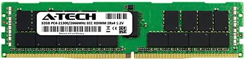 Подмяна на памет A-Tech 32 GB Kingston KTD-PE426/32G|DDR4 2666 Mhz PC4-21300 2Rx4 1.2 V ECC Регистриран Сървърен модул памет