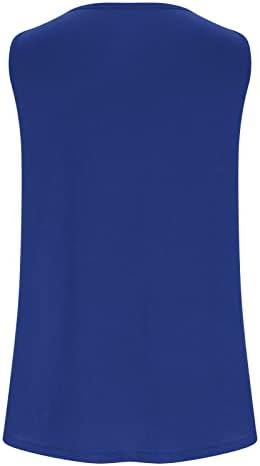 Летни Потници за жени 2023, Ежедневна Блуза Без ръкави, Блузи с кръгло деколте, Однотонная Тениска, Жилетка, Риза