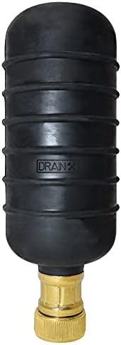 Пикочния мехур за почистване, отводняване под налягане DrainX Hydro - Подходящ за сливных тръби с диаметър от 1 до 6 - Прочищает устойчиви засоры в мивка бани, сливных дупк?