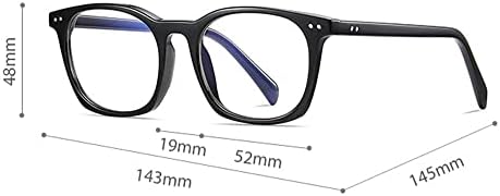 Квадратни очила за четене RESVIO за Жени TR90, Модни Ультралегкие Очила за четене Ярки цветове, Прозрачни