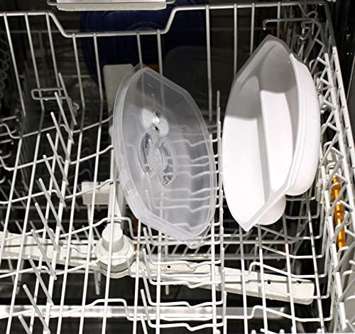 Надеждна Индустриална Микровълнова двойна котела за приготвяне на царевица С вентилирани капак, не съдържа BPA, Могат да се мият в съдомиялна машина.
