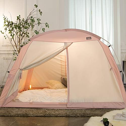 DDASUMI Signature 4-рамка, която е покрита палатка-легло, Детска палатка за уединение на легла за топъл и уютен сън Dream Sleep, палатката