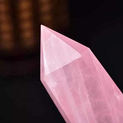 Crystal Естествен суров Полиран Скъпоценен Камък Розов Кварц Кристал Гледна Пръчка 500 g-700 г 1бр SHENGYUYIN
