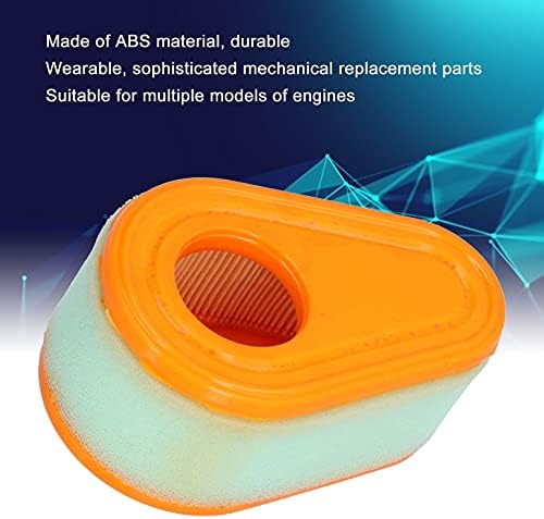 Въздушен филтър Vifemify Силни, за да проверите за двигателя ABS-пластмаса Сменяеми Практични Аксесоари за косачки, Набор от аксесоари може