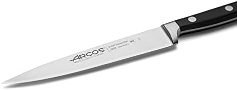 Филейный нож ARCOS 6 Инча от неръждаема стомана. Остър стейковый нож за рязане на месо и риба на филета. Ергономична дръжка от