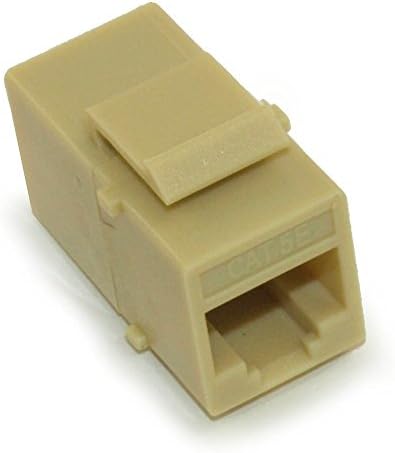 Тип конектор/connector MyCableMart Keystone Jack - Мрежов кабел, Cat 5E, RJ-45, Слонова кост