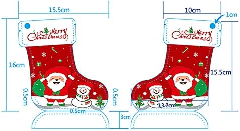Коледна Украса Персонализирани Коледни Украси Коледна Украса Бижута 1БР Коледни Чорапи Чанта-часова Ботуши, Стоящ една Найлонова