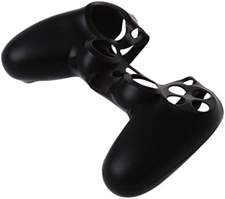 Калъф от силиконов каучук Gaetooely Soft Grip Skin Cover за 4 контролери PS4 - Черен