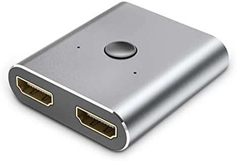Преминете WDBBY HDMI 4K Bi-Direction 2.0 HDMI Switch 1x2/2x1 Адаптер 2 в 1 Конвертор (Цвят: както е показано, размер: един