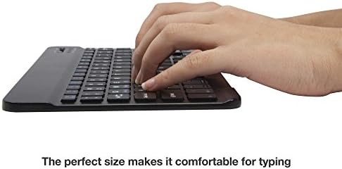 Клавиатурата на BoxWave, съвместима с Motorola Moto X30 Pro - Клавиатура SlimKeys Bluetooth, Преносима клавиатура с вградени