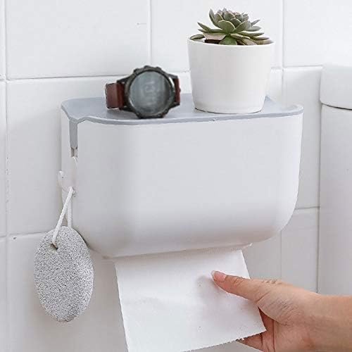 XXXDXDP Държач за тоалетна хартия от Водоустойчив Стенен Тава за Тоалетна хартия на Ролка Хартия тръба Кутия За Съхранение Тава Кутия за