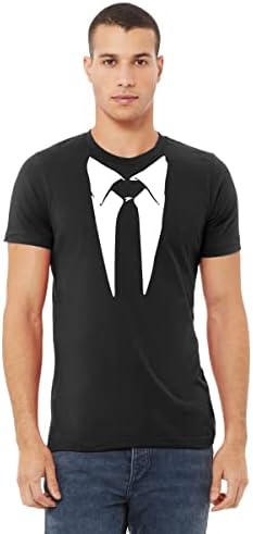 Вратовръзка и Костюм, Бял Смокинг, Забавна Мъжка тениска