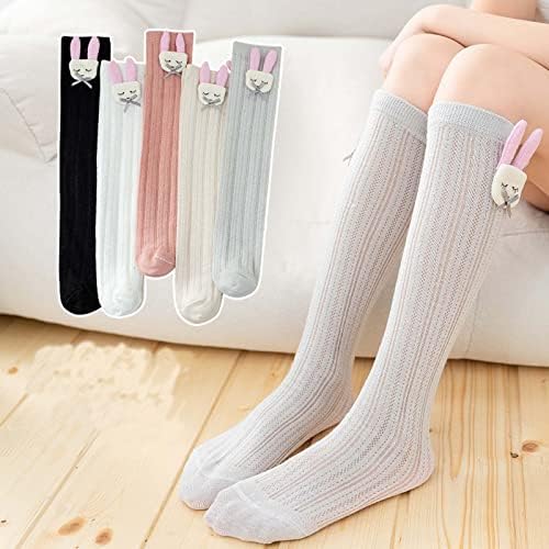 ZEILINGERY/ Чорапи до Коляното За момичета, Детски Сладки Чорапи Над Коляното Чорапи с Лък от 3 до 12 Години