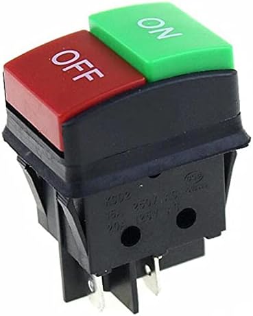 INANIR JD03-C1 Ключ във формата на кораб JD03-C1 KCD4 4Pin power ON/off 14A/16A 125/250 В червен Зелен Ключ на захранването с обратен превключване