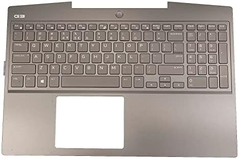 Лаптоп главни Букви Акцент за ръка С подсветка Бял Шрифт Смяна на Клавиатурата за 00JP6X 0JP6X 0P0NG7 0NG7 Подходящ за Dell G G3 Series