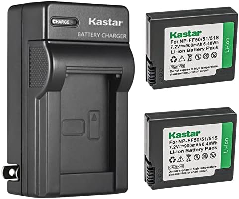 Замяна на батерията Kastar 2-Pack и стена зарядно устройство ac адаптер за Sony DCR-IP210, DCR-IP210E, DCR-IP220, DCR-IP220E, DCR-IP220K,