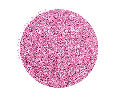MARBLERS Туинкъл Glitter [Flamingo] 1,5 унции (42 г) | Фин | Нетоксичен, Вегетариански, Без насилие | За лице, Тяло, Сенки за очи, Коса,