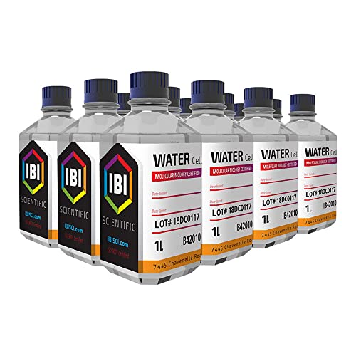 МБИ Scientific IB42012 Вода за култивиране на клетки, обем 1 л (опаковка от 12 броя)