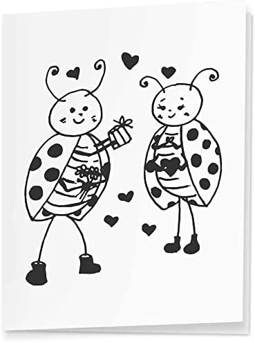 Подарък тагове Azeeda 4 x 'Love Bugs' (GI00066930)