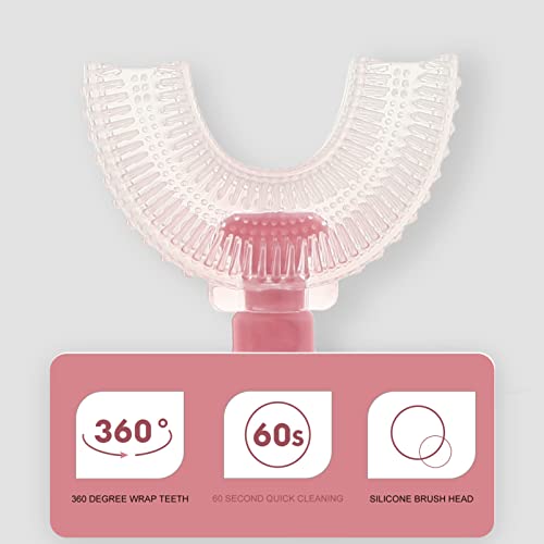 Healifty четка за Зъби за цял Устата U-Образни Четки за Зъби 360 ° За почистване на зъби, Детска Образователна Четка за Зъби, Инструменти за почистване на устната кухина (Р