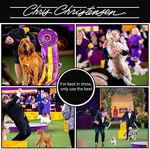 Спрей за чесане и облицовки от Крис Кристенсен + Комплект четки за кучета: средство за чесане и довършителни работи на Ice