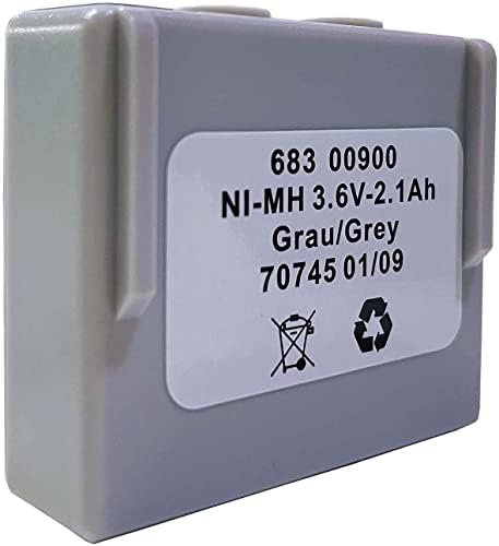 Батерия NOOKK (опаковка от 20 броя) 3,6 През 2100 mah 2,1 Ah 68300900 за дистанционно управление на HETRONIC