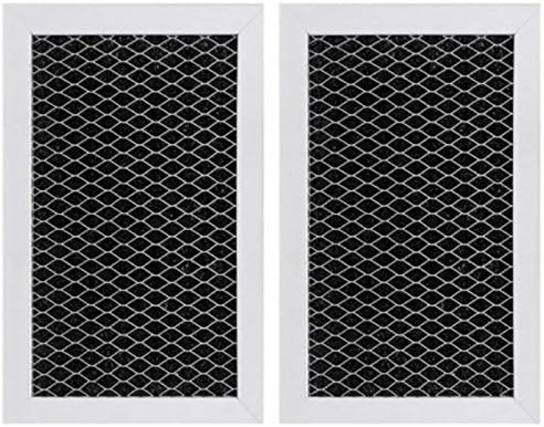 Подмяна на въглероден филтър за микровълнова печка GE JX81C, WB02X10776 Микровълновата, филтър за 7,68 x 4,85 (1 опаковка)