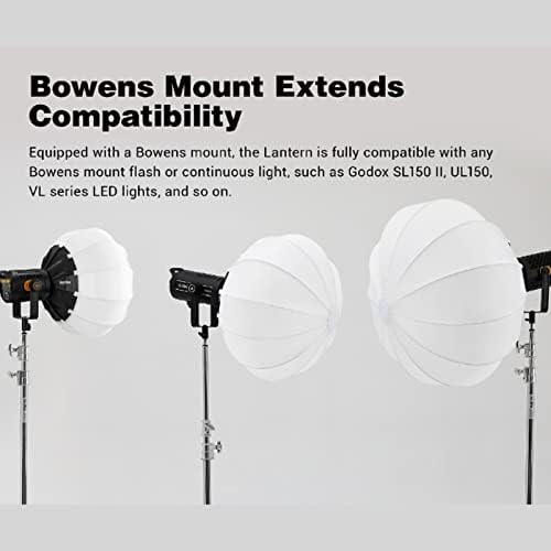 Софтбокс за лампи Godox CS-65D 65 см с модификатором мека светлина с Светоотражающей пола + чанта за пренасяне, лещи софтбокса