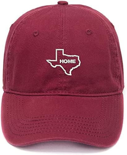 Lyprerazy Мъжка бейзболна шапка на Texas is Home С бродерия, Ежедневни Памучни Шапки с бродерия