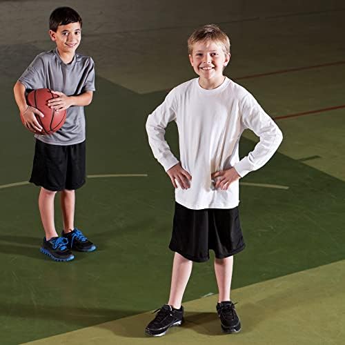 Баскетболни шорти за момчета BVNSOZ, Младежки къси Панталони за Активни спортни изяви с Джобове, Влагоотводящие къси Панталони за Момчета