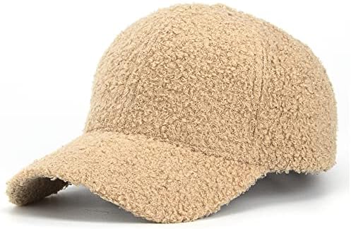 Бейзболна шапка от изкуствена Овча вълна за Мъже И Жени - Плюшени Флисовые Спортни Шапки, Топли Зимни За Пътуване На Открито